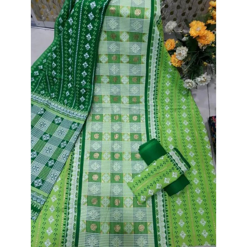 Joy puri Skin print Cotton Three Piece [3 Piece] For Women