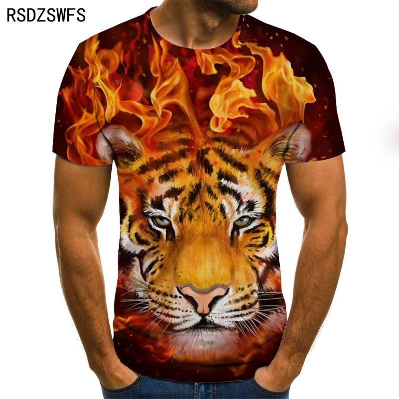 3D printe    face man 's T- Tshirt loose  casual majestic summer fashion shirt Harajuku oversized t shirt