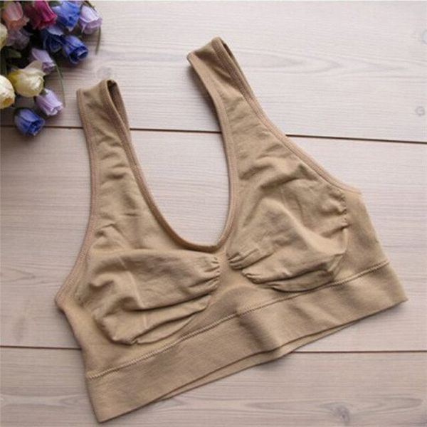 NORMOV SeamBras For Women Simple Casual Gathering Solid Color  Single Layer Bra  Fashion Ladies Nylon Push High size