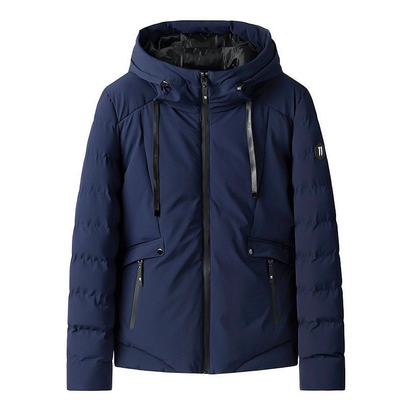Men Windproof Hat Parkas Jacket Men Winter Casual Warm Thick Waterproof Jacket Parkas Coat Men Autumn Outwear