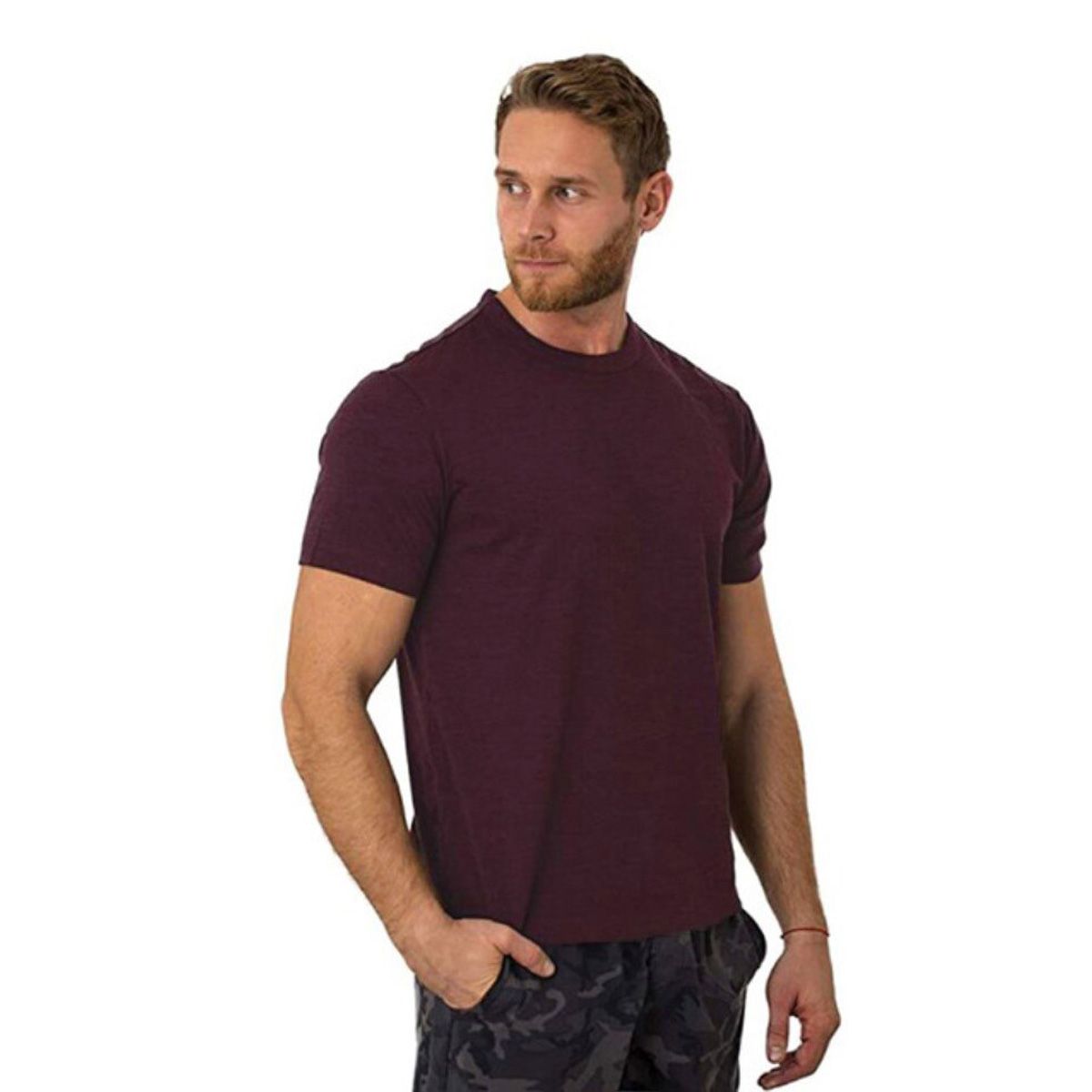 100% Superfine Merino Wool T shirt Men's Base Layer Shirt Wicking Breathable Quick Dry Anti-Odor with Many colors