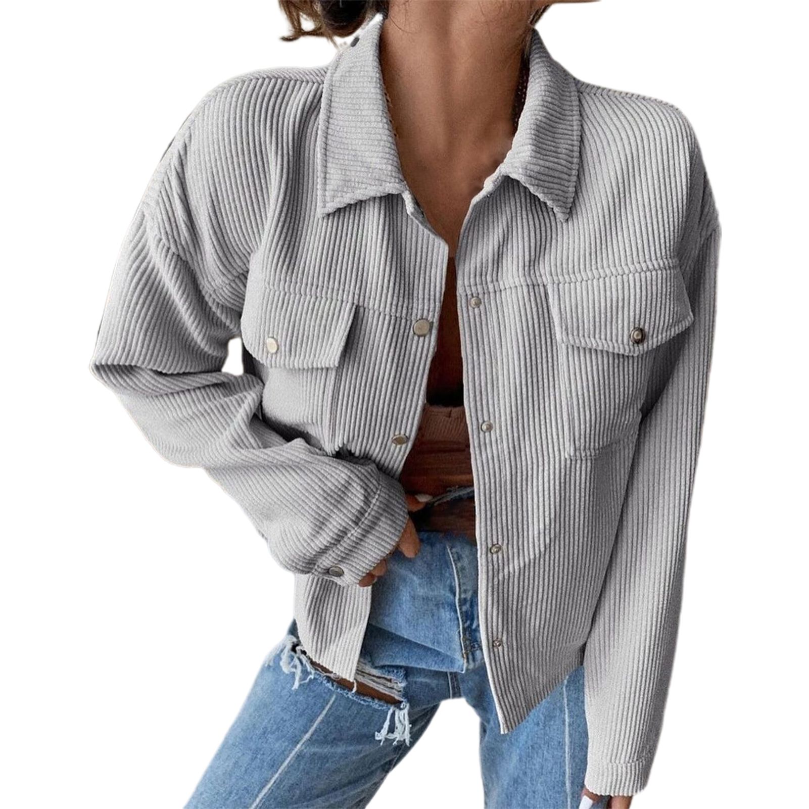 Coat Regular Sleeve Vintage Lapel Coat