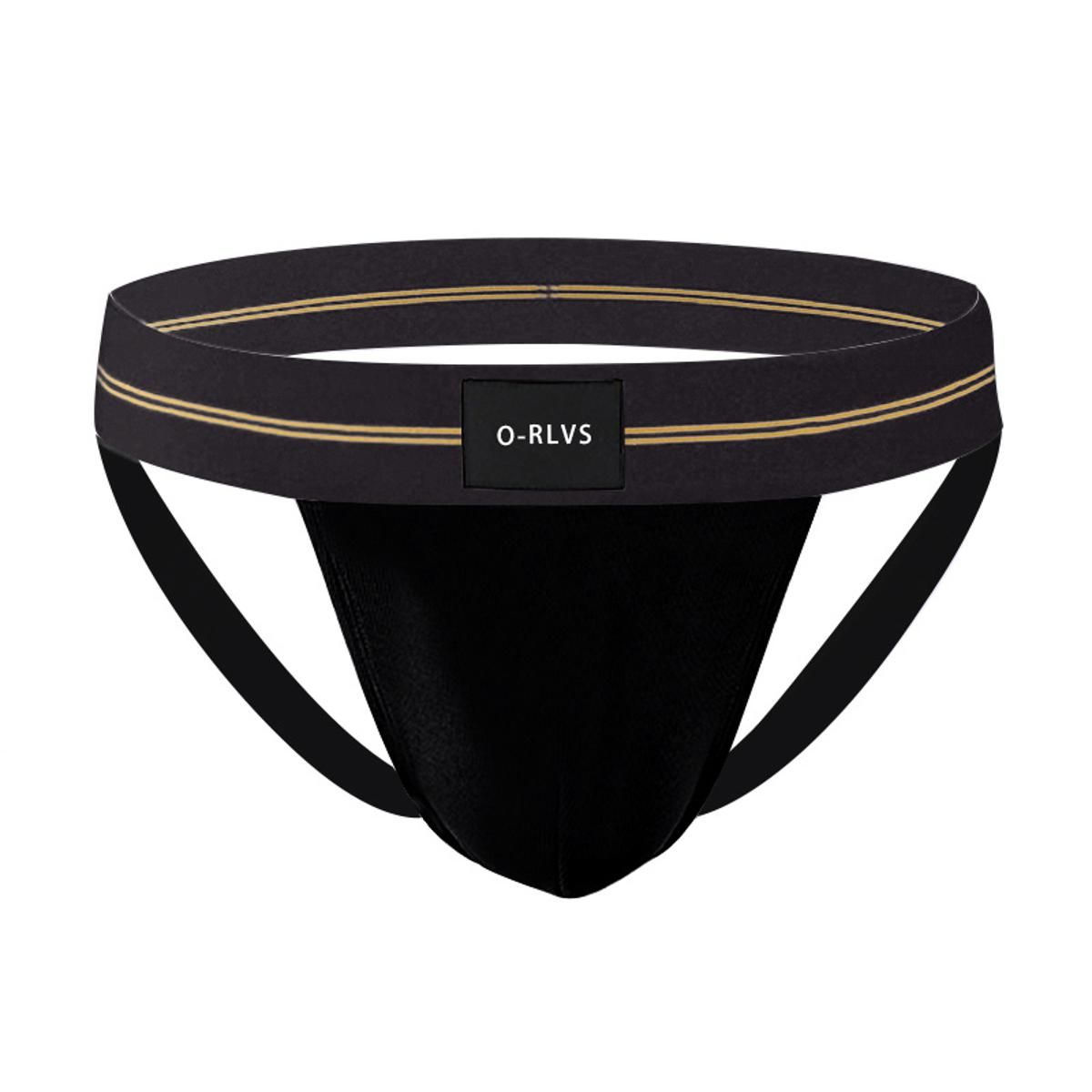 CMENIN ORLVS (1 Pieces) Modal Men Underwear Thongs Mens Jockstrap Breathable Thongs And G strings Quick Dry Innerwear Lingerie OR6108