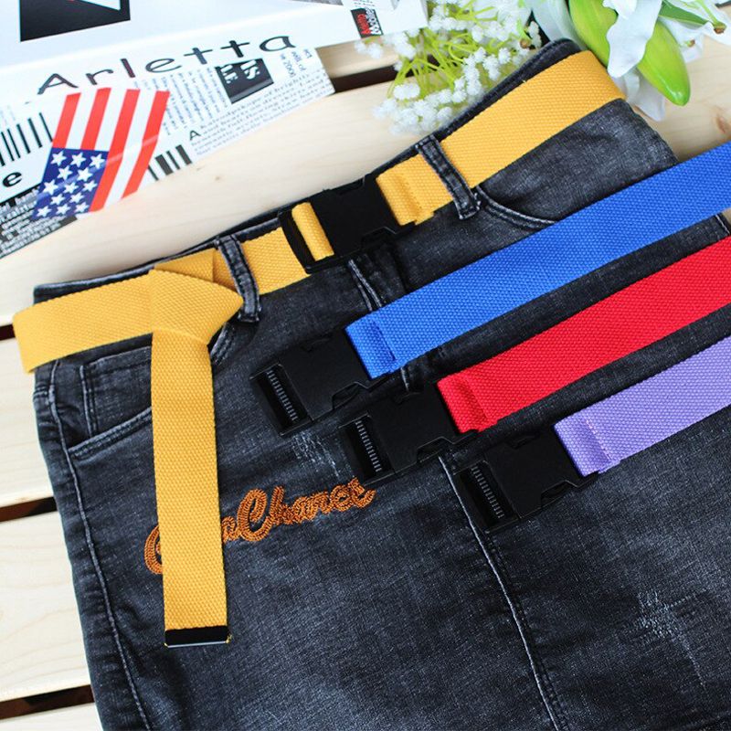 Fashion Black Cavan Belt for Women Casual Female Waist Belts with Plastic Buckle Harajuku Solid Color Long Belts Ceinture Femme