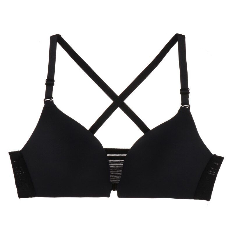 Bra Women Seamless  Front Button Bras Girls Push Up Lingerie Underwear Female Solid Color wire Free Bra
