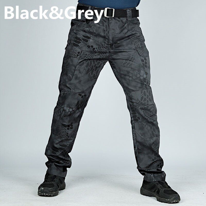 Men Tactical cargo Pants  Fashion Outdoor Hiking Trekking Casual Sweatpants  Multicket Trousers S-3XL