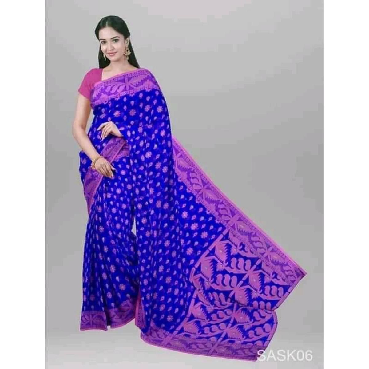Nakful Jamdani White colour Saree Same as picture Saari for woman Sari collection Saree for woman Tangail saree Shari for woman Saari for girl Saari for woman,Tangail Tat Shilpo (TAN)