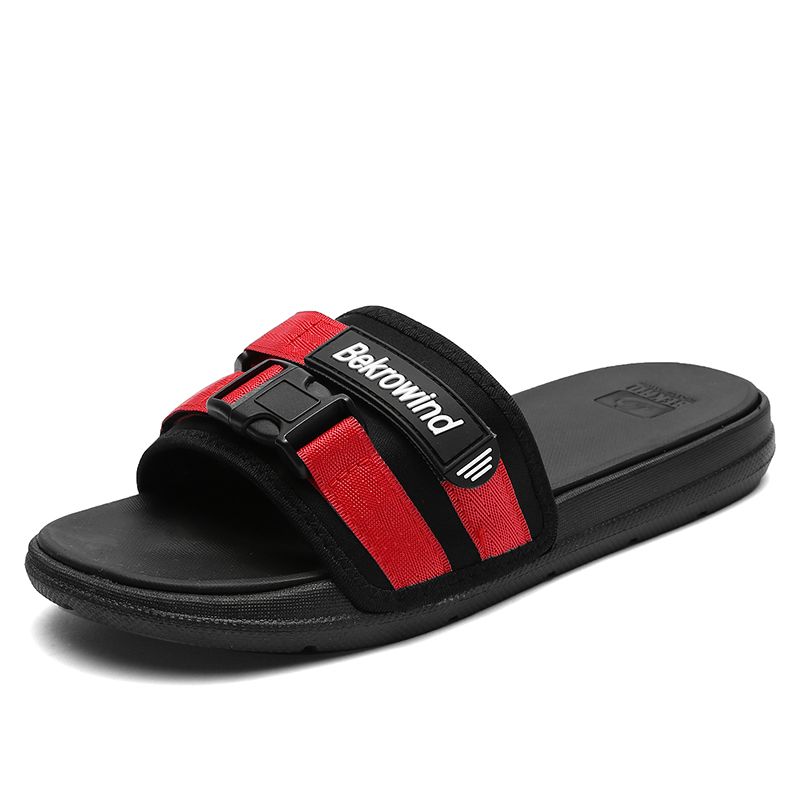 Casual Flip Flops Men Fashion Beach Canvas Sandals Men Outdoor Walking Shoes Men Light Comfortable Flip Flops Men Non-slip Flip Flops Men Size 39-44