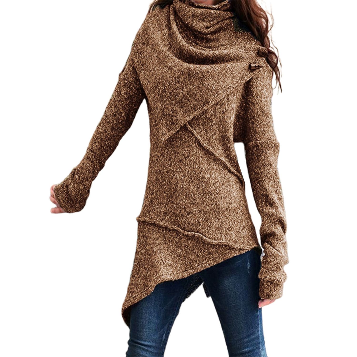 Knitting Sweater Slim Fit Long Style Knitted Jumpers