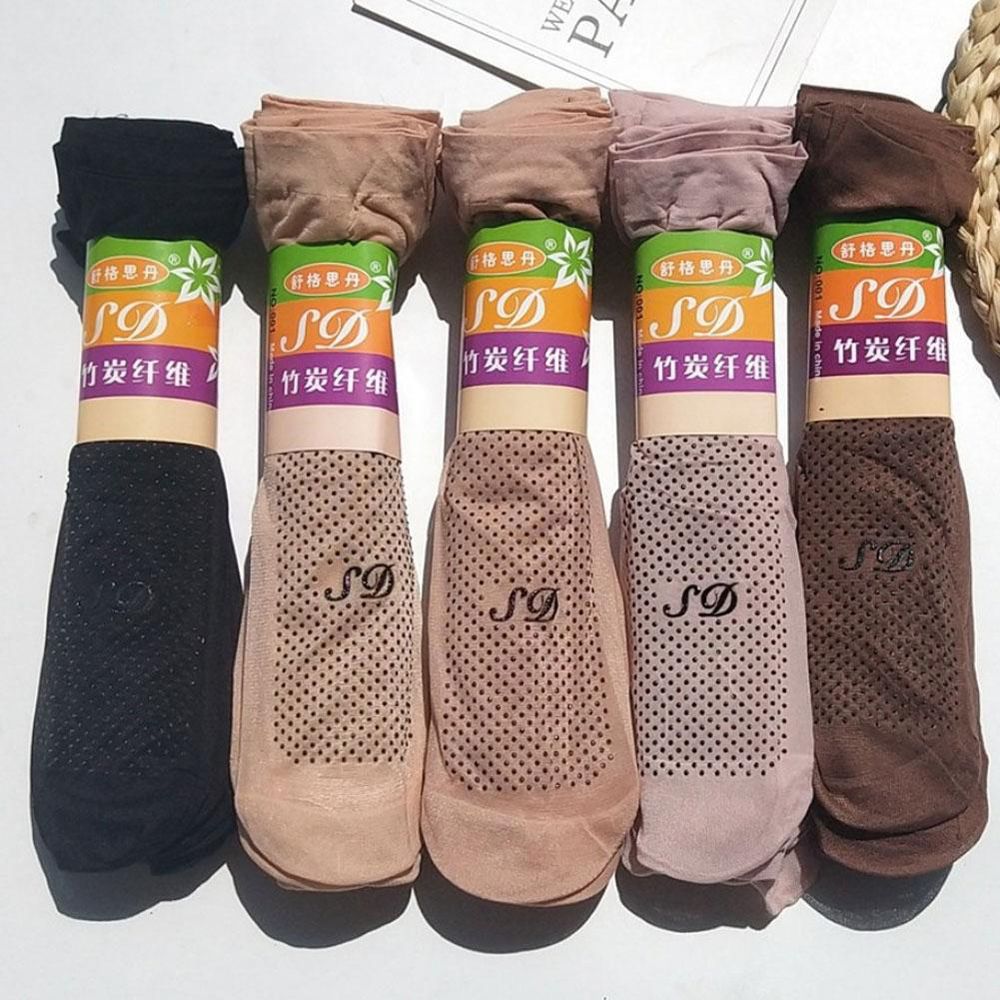 Women Massage Non-slip Socks Dot Rubber Sole Short Socks