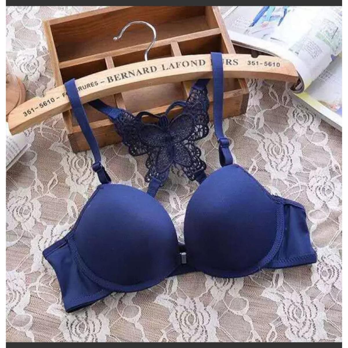 Front_Closed_Butterfly_Push up Bra Women Sexy_Bra in Lace design - Bra - Bra - Bra For Girls - ব্রা