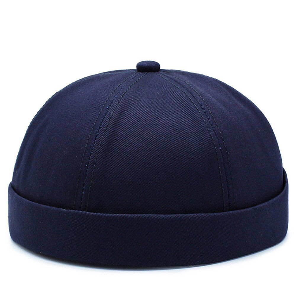 Brimless Hat Men Docker Cap Women Dome Beanie Skullcap Summer Hip Hop Cap Rogue Cap Watch Beanie