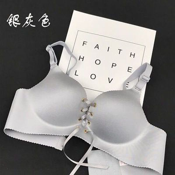 Deep u Adjustable straps Cleavage big size Bra Seamless no rims Gather Super Push Up pull LB Bra  girl Bandage underwear bra