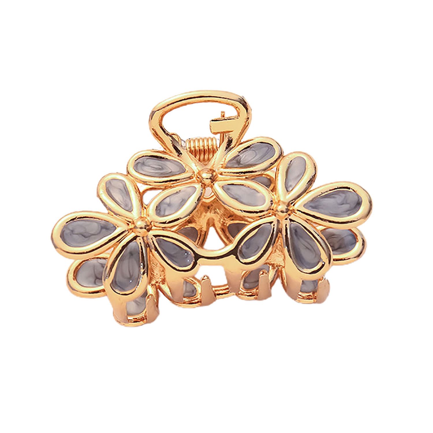 Hair Catch Clamp Bright Color Cute Flower Hair Catch Clamp