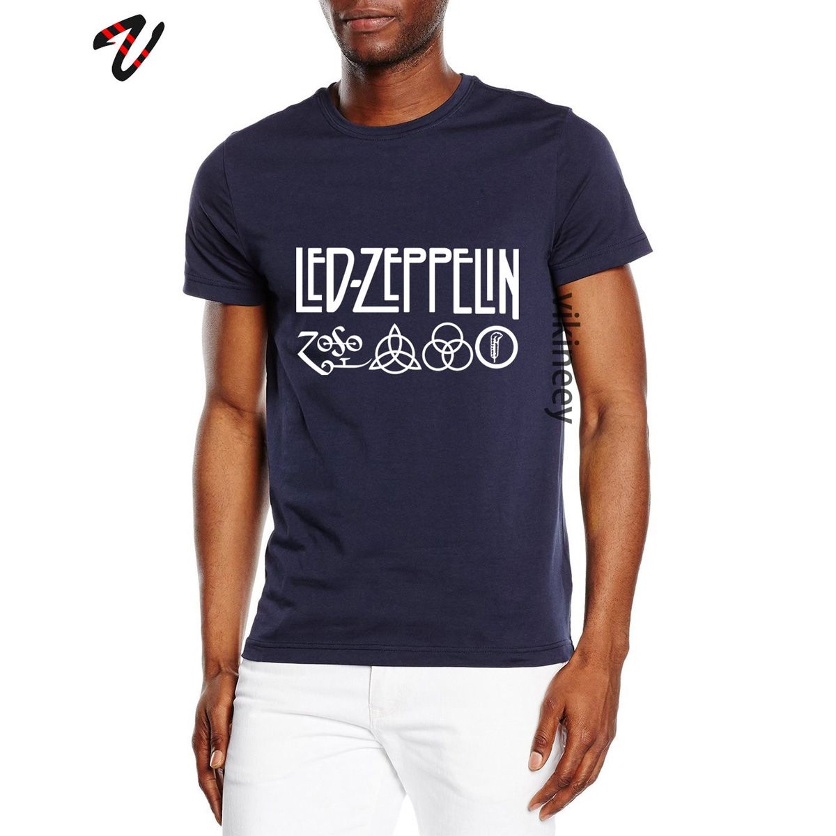 Geometric Pattern Mens T Shirts Letter Printed Fashion Blue Tshirt For Men Wholesale Custom All Cotton Fitness Sweatshirt Shirt