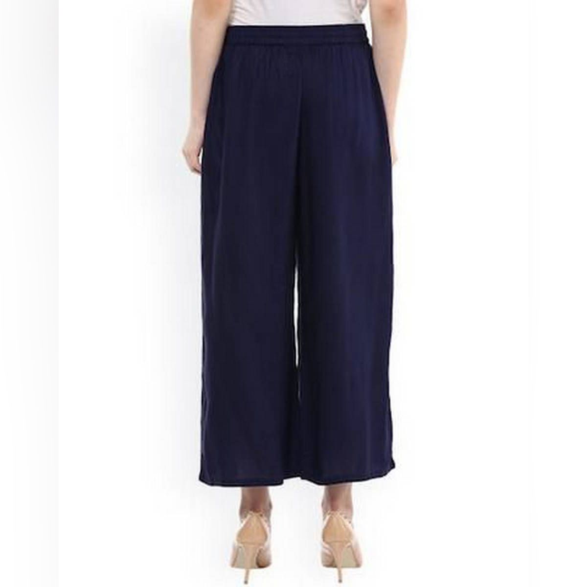 Stylish  Women Skirt Palazzo for ladies black color