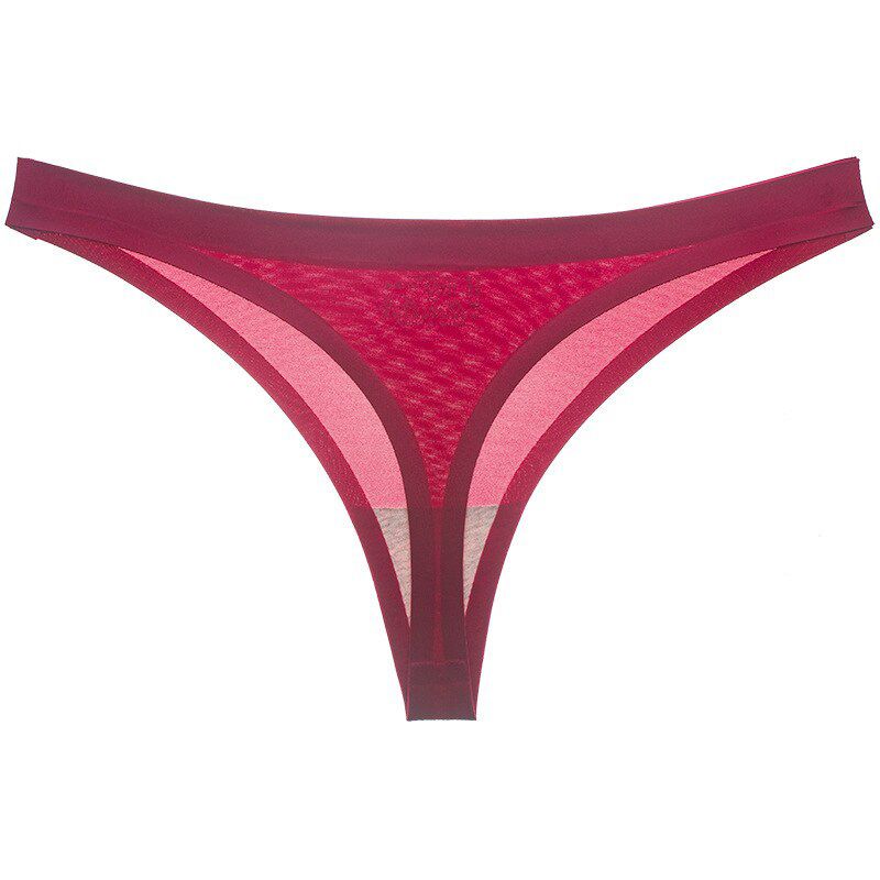 Seamless Yoga Shorts Solid Women Low-waist Thongs Underwear se_xy Compression Shorts Women Word T No trace Traiangle Panties