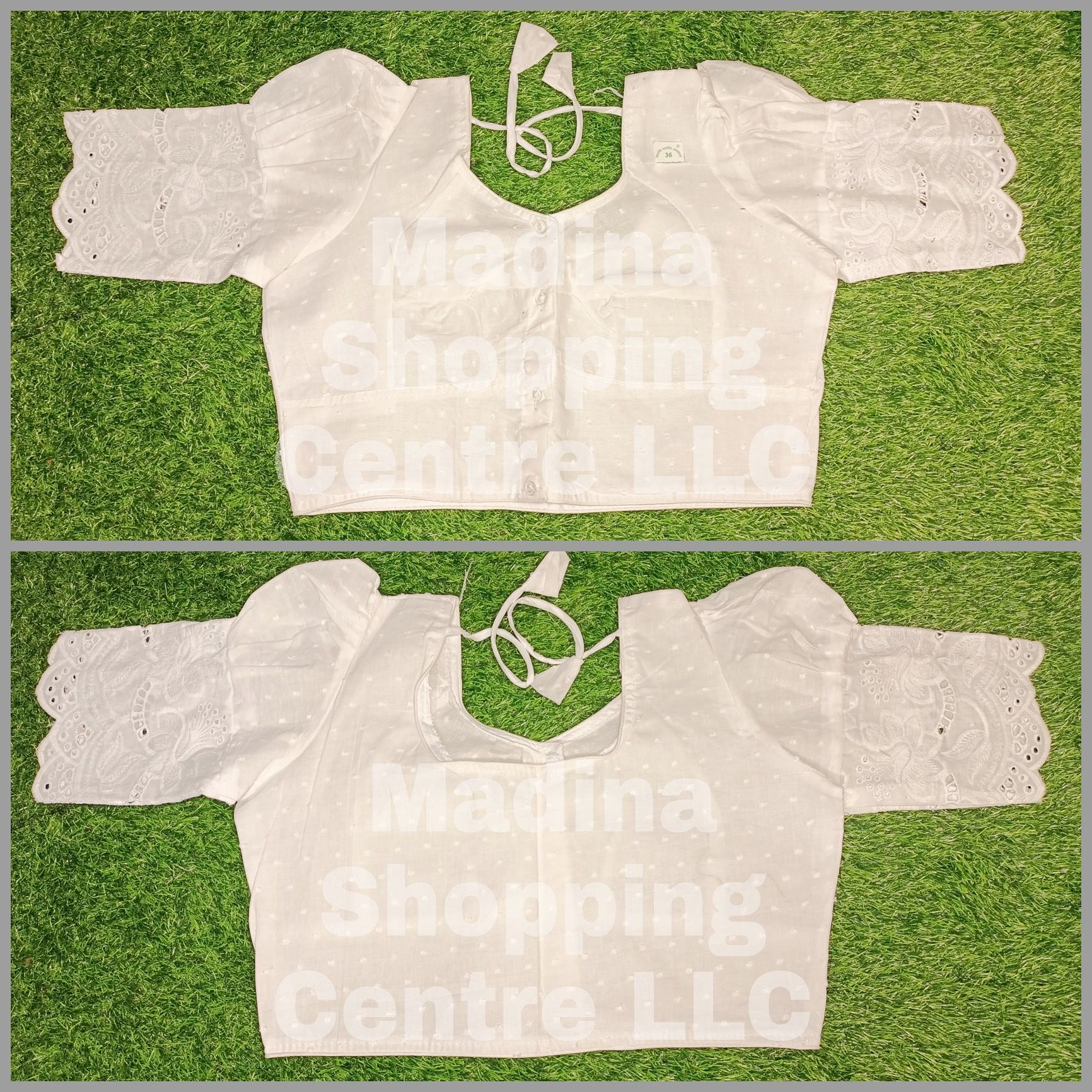 Pure Cotton Chicken Ghoti Hata Sleeves Saree Blouse For Women's