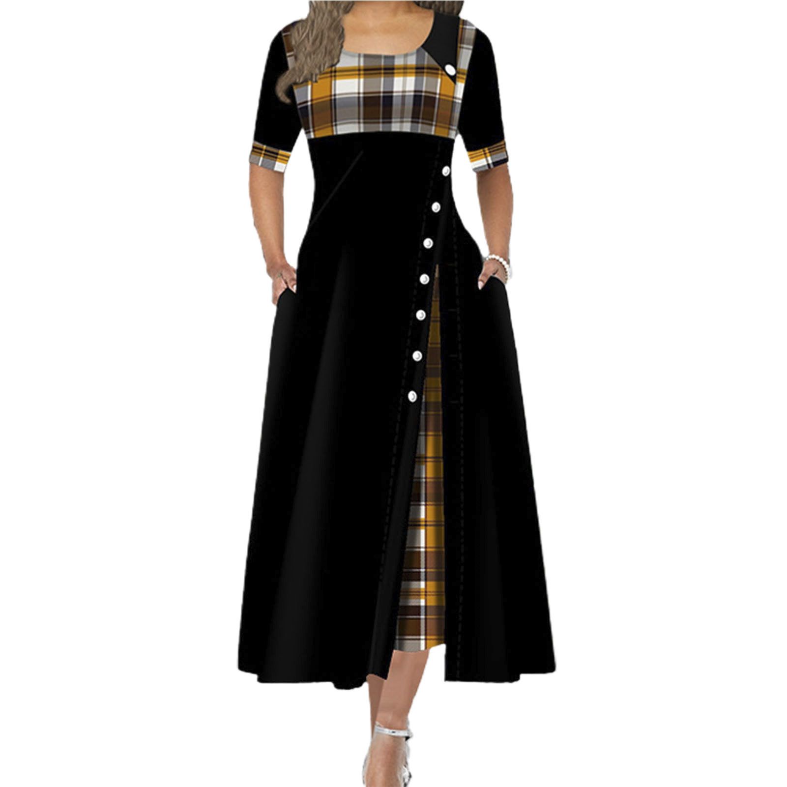 Summer Dress Trendy Mhine Washable Long Dress