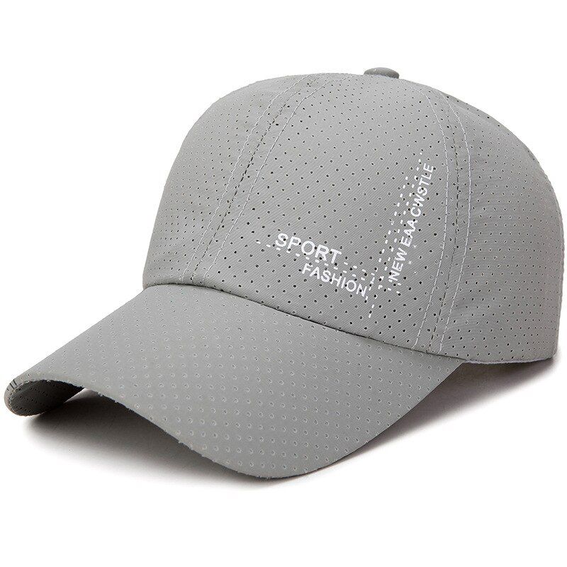 Ultra-slim Quick-drying Fabric Summer Sun Cap Women Unisex Quick Dry Mesh Cap Cycling Running Hat Bone Breathable Hats