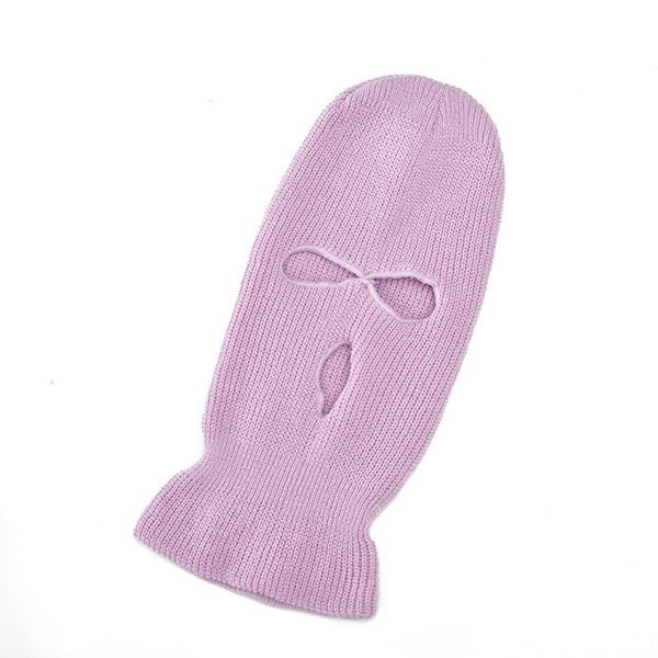 s Balaclava Warm Three Hole Pullover Hat Wool Knitting Face  for Man and Woman Winter Knit Beanies Bonnet