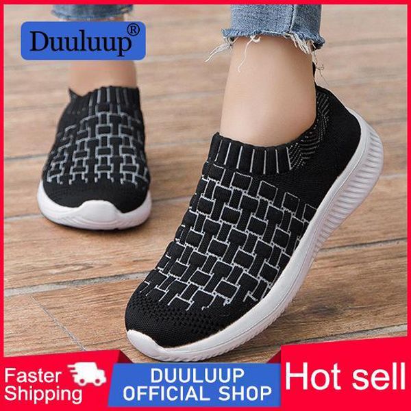 New Fashion Knit Shoes Running Shoes Mesh Shoes MD Sole Lazy Shoes Jogging Shoes Korean Shoes for Women Casual Shoes for Women