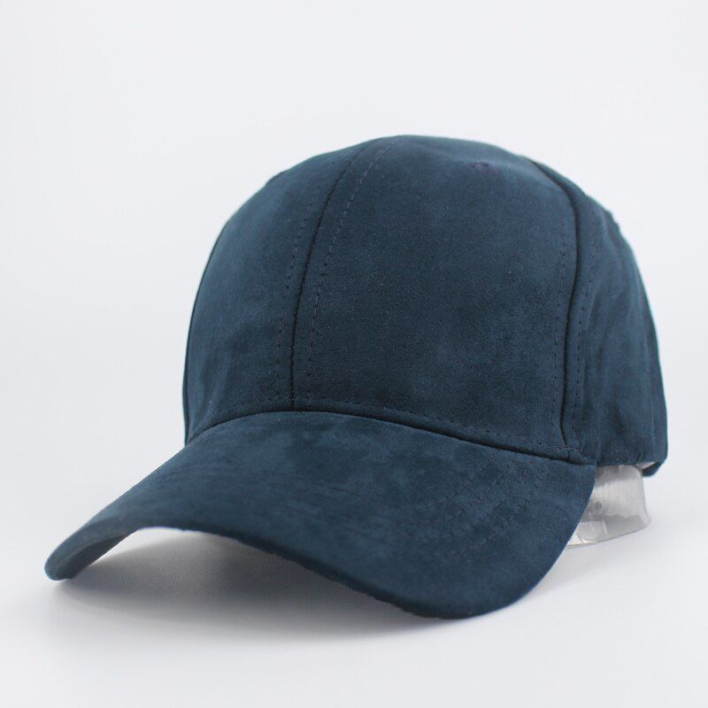 Pure color Faux Baseball Cap Dad Hats Bone Snapback Can be adjusted Men's and Women's Leisure Sport Hats