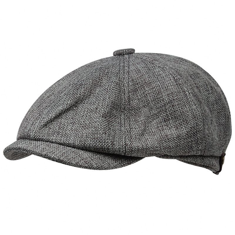 Newsboy Hats Beret Hat Beanie Flat Hat UniWild Octagonal Cap 8 Panel Wool B Gatsby Ivy Hat For Men