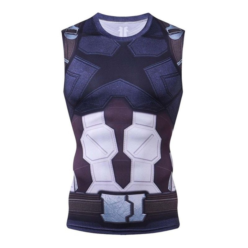 Men bodybuilding stringer tatop Running Vests Creative 3D Printing Sleeveless T-shirt Man Elasticity Vest Jogg TaTops