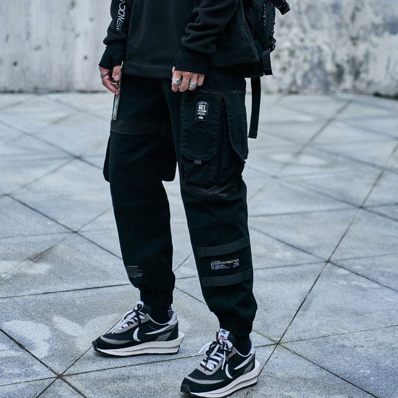 Men Pants Hop Streetwear Joggers Sweatpants Casual Cotton Harem Trousers Harajuku Autumn Cargo Pants Men Brand Clothing