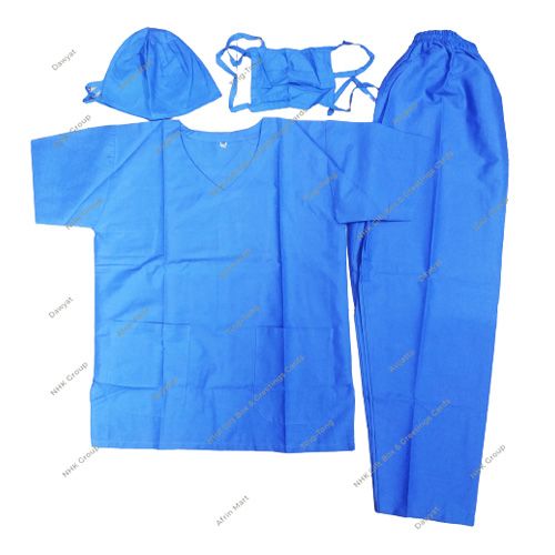 Medical OT Dress For Doctors and Nurses Both Male & Female (Set of 4 Piece)