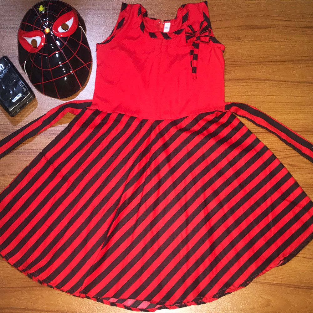 Baby girls Black and Red stype fashionable beautiful baby dress for 2,3,4,5,6 years babies