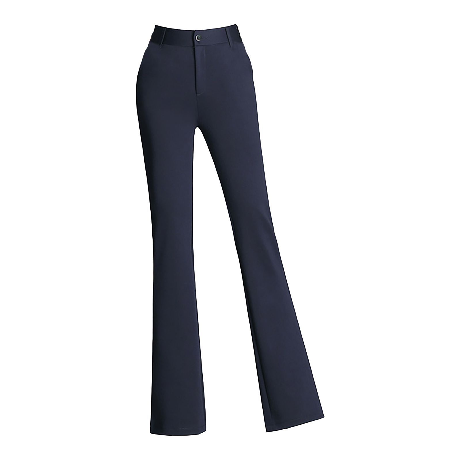 Female Trouser Smooth Surface Elastic Formal Long Stretch Office Lady Trouser