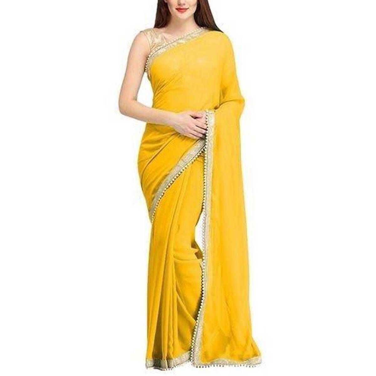 Weightless Georgette Sharee With Blouse Piece For Women