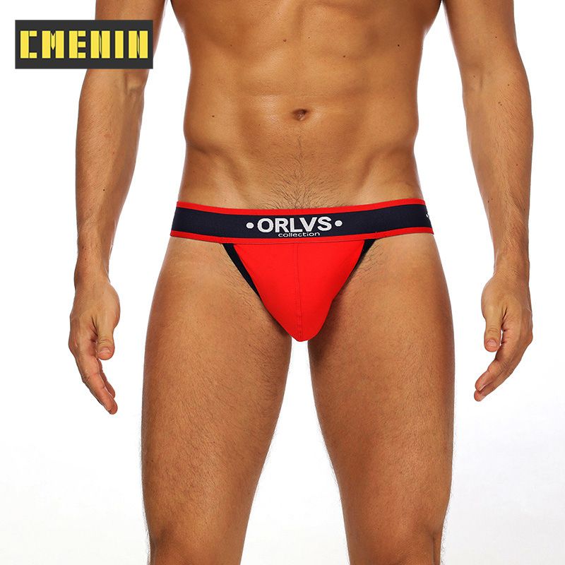 CMENIN Soft ORLVS (1 Pieces) Splice Bamboo  Men Underwear thongss Mens Jockstrap  thongss And G strings CMENIN Soft Breathable Floral Innerwear OR137