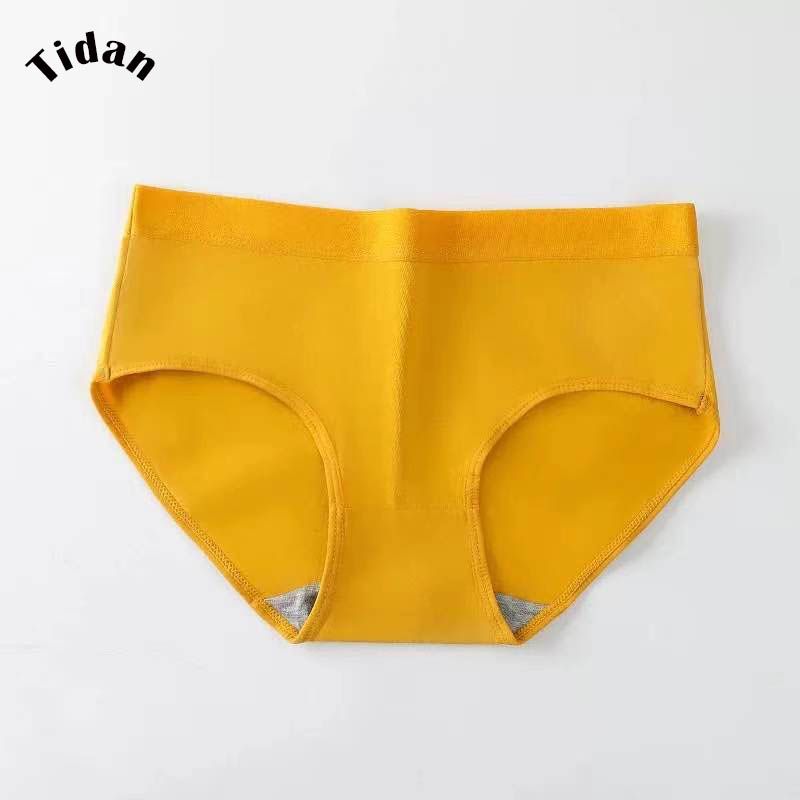 Plus Size M-XXL Women Healthy Antibacterial Panties Female Briefs Cotton Lingerie Seamless Underwear