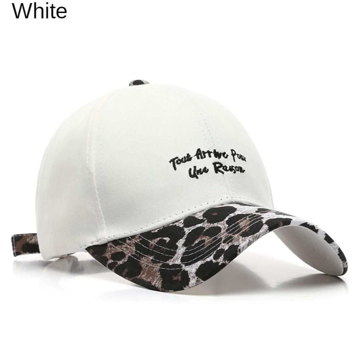SLECKTON Baseball Cap for Women Men Embroidery Casual Girls Snapback Hat Unisex Fashion Caps Summer Leopard Cotton