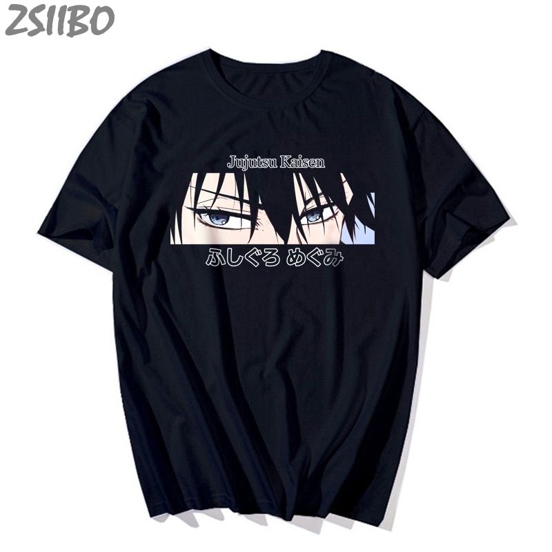 Jnese Anime Jujutsu Kaisen Men T Shirts Itadori Yuji Print Harajuku Tops Ryomen Sukuna Cool UniShort Sleeves T-Shirt Male