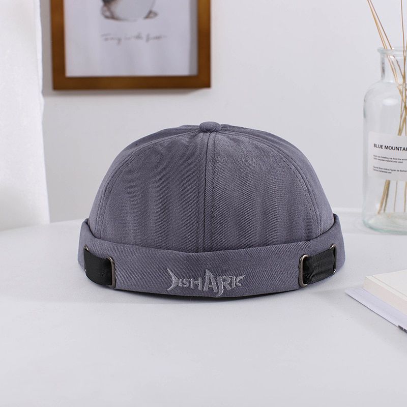 Fashion Men Docker Cap Skullcap Retro Sailor Cap Beanie Hats Men Women Warm Bucket Cap Brimless Hat Skullcap Bonnet Dad Caps