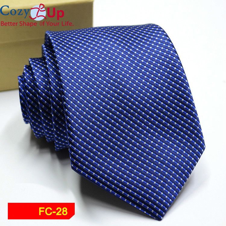 Cozy Up Styles Men's Ties Solid Color Stripe Flower Floral 8cm Jacquard Necktie Accessories Daily Wear Cravat Wedding Party Gift