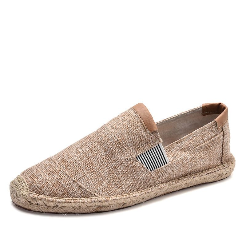 Newest Mens Shoes Casual Male Breathable Canvas Casual Shoes Men Chinese Fashion Soft Slip on Espadrilles for Men Loafers