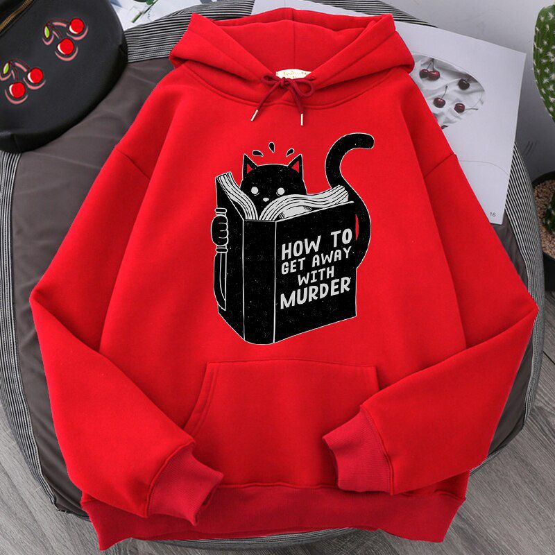 How to get away with  Hoodies Men Fashion Warm Pullovers Men Autumn Fashion Hoodie Sweatshirt Loose harajuku Streetwear