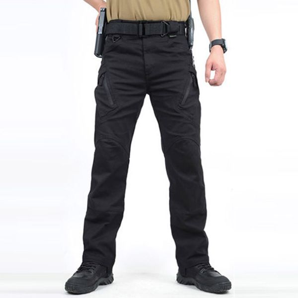IX9 City  Cargo Pants Men    Pants Cotton Many ckets Stretch Flexible Man Casual Trousers XXXL
