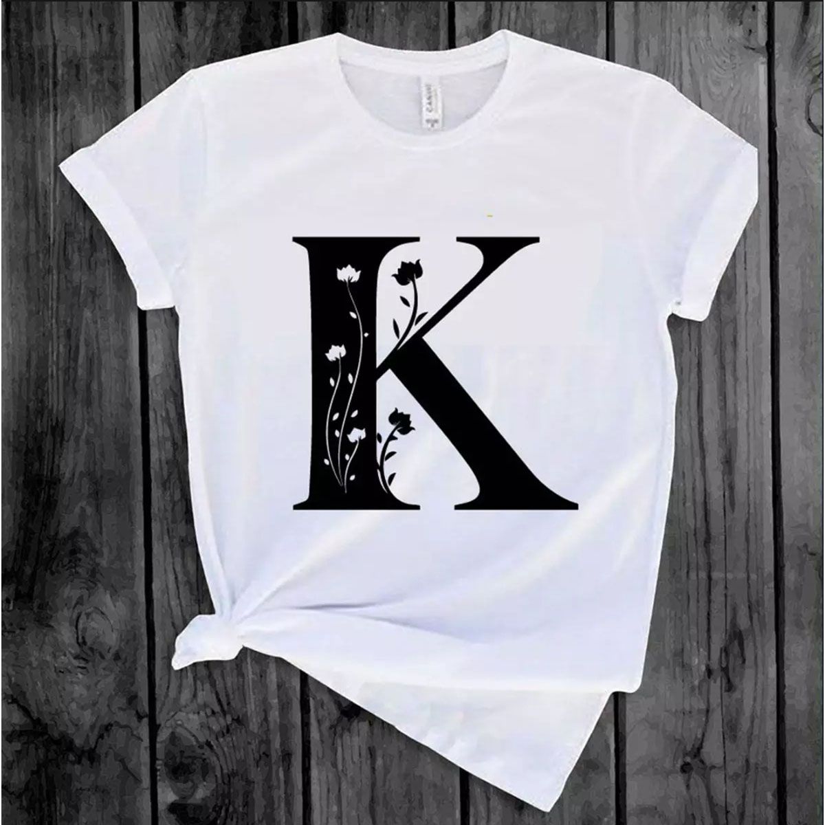 English Alphabet T-shirt Unisex Men Women
