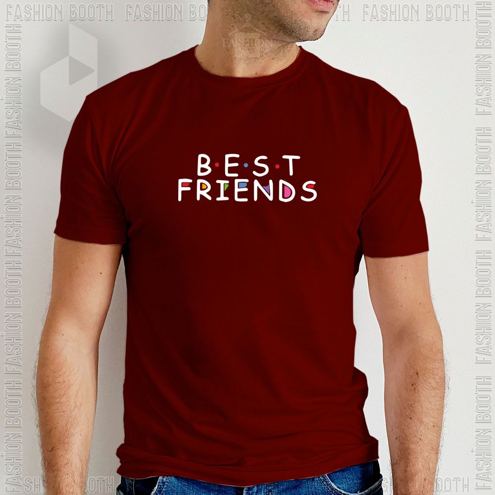 Best Friend  New Digital Print T Shirts White Tshirt Plain Sublimation Cotton T-Shirt For Man - T-Shirt For Man - T Shirt For Man - T Shirt For Man - T Shirt - T Shirt For Man - T Shirt