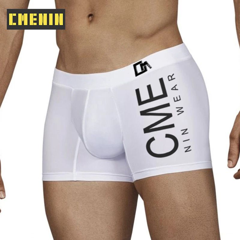 CMENIN Soft Cotton Fashion Men underwear Boxers Quick Dry Sequence Mens Boxer Trunks CM212
