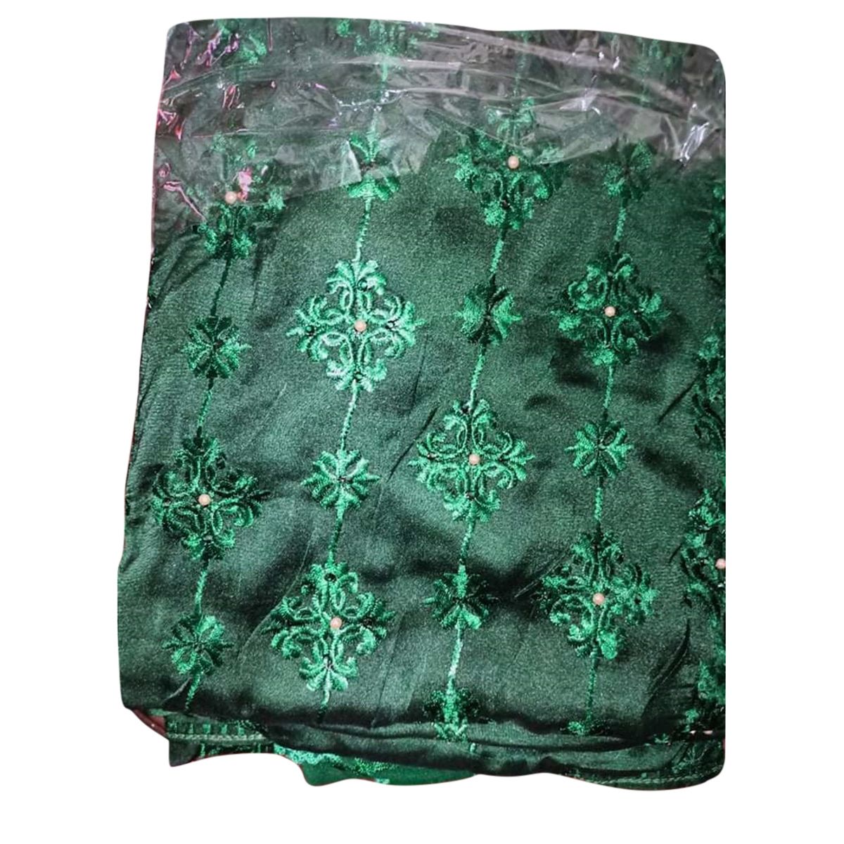 Unstiched Barish Kameez with Soft Silk Inner Pant and Pure Georgette Orna - 4 Piece