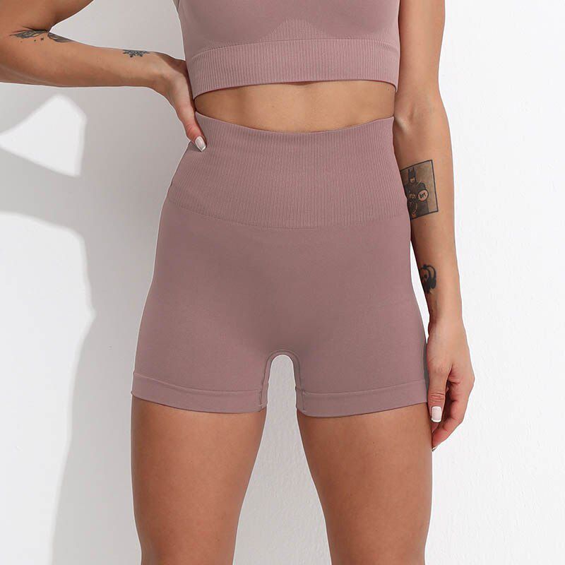 Seamless High Waist Workout Shorts Fitness Yoga Shorts Yoga Running Sport Women Gym Leggings Sport Women Fitness Shorts