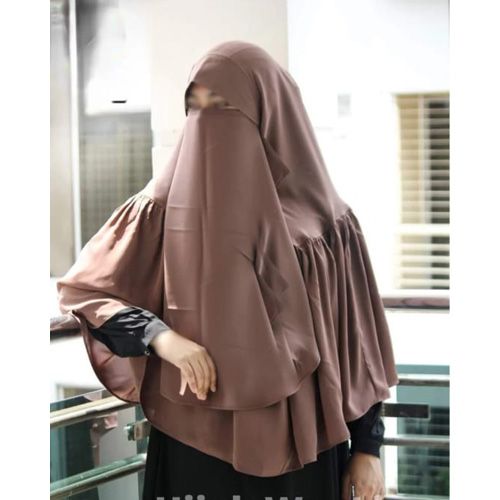 hoodie Niqab Crown Hooded Muslim Women Hijab Dress Prayer Garment Traditional Headwear Woman Veil Burqa Shawl Arab Face Cover Headwear-moslim wear women fasion