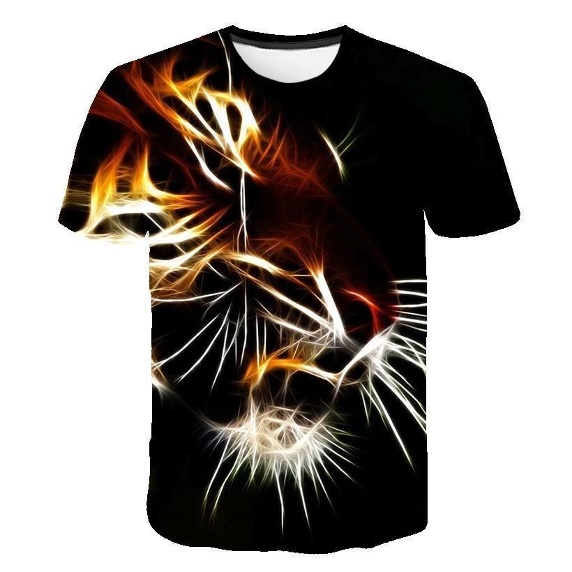Anime T-Shirt Super Large Short Sleeve  3D Print T-Shirt Boys And Children Men's And Women's T-Shirt Summer Wear